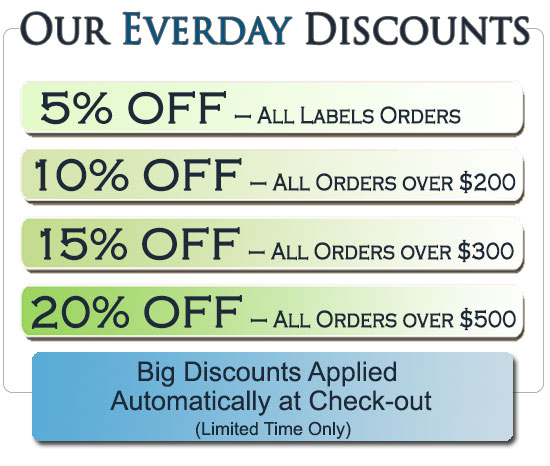 our discounts